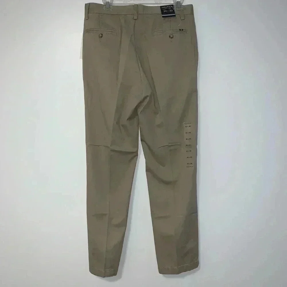 Nautica Flat Front Khaki Pants​​